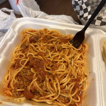 Spaghetti Dinner - Plate